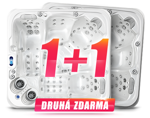 K zakoupení vířivky, dostanete druhou zdarma.