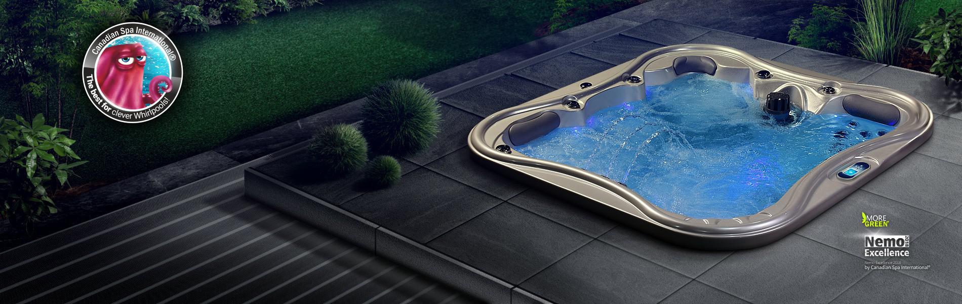 Vířivka venkovní na zahradu i do domu Nemo Excellence, Spa-Studio